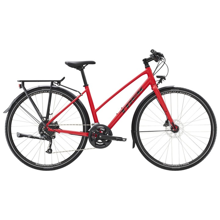 Trek FX 2 Disc Equipped Stagger Bike - Satin Viper Red 2023 Trek Bikes