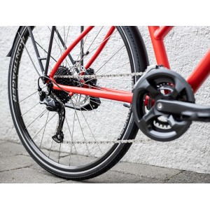 Trek FX 2 Disc Equipped Stagger Bike - Satin Viper Red 2023 Trek Bikes