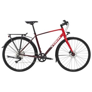 Trek FX 3 Disc Equipped - Viper Red to Cobra Blood Fade 2023 Trek Bikes