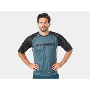 T-shirt from MTB Bontrager Rhythm Tech Tee - Battleship Blue Bontrager