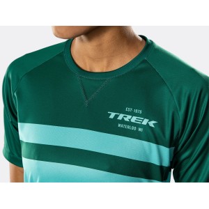 Women's Rhythm Mountain Tech Tee jersey - Miami Green/British Racing Green Bontrager