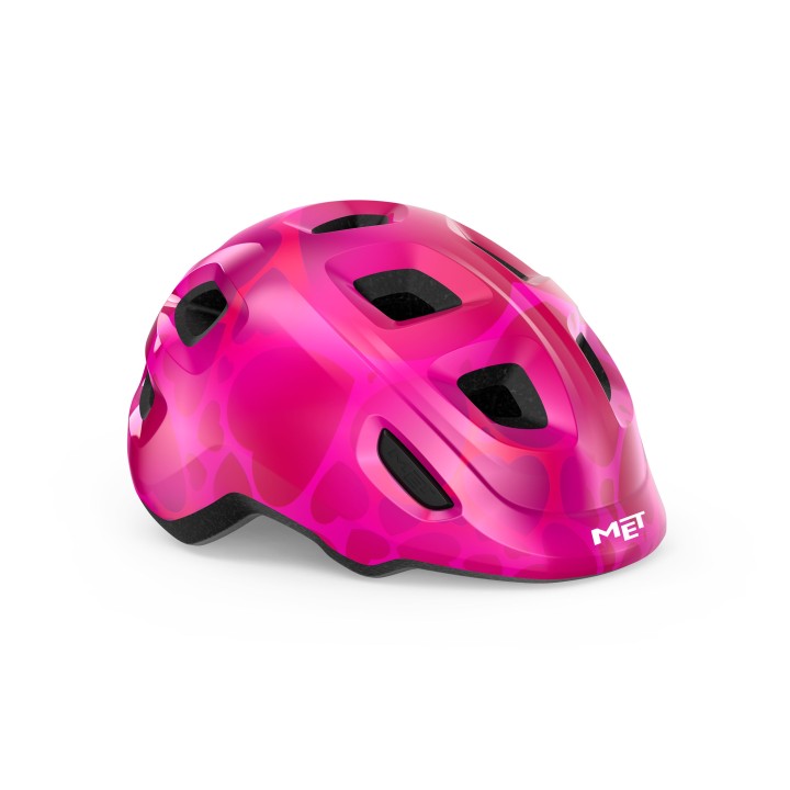 Casco Met Hooray Baby - Pink Hearts Met