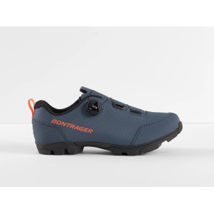 Shoes Mtb Bontrager Evoke - Battleship Blue/Radioactive Orange Bontrager