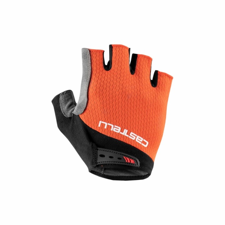 Gloves Castelli Entrance V Glove - Orange/Black Castelli