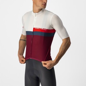 Knife Castelli Jersey Block - Ivory Red/Blue/Bordeaux Castelli