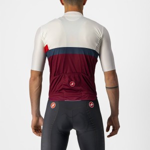 Knife Castelli Jersey Block - Ivory Red/Blue/Bordeaux Castelli