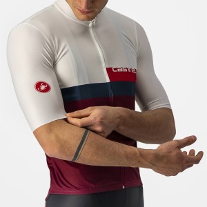 Knife Castelli Jersey Block - Ivory Red/Blue/Bordeaux Castelli