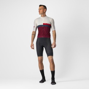 Knife Castelli Jersey Block - Ivory Red/Blue/Bordeaux Castelli