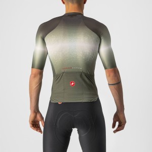 Knife Castelli Aero Race 6.0 Jersey - Military Green/Light Black Castelli