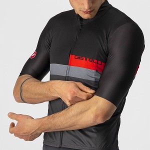 Knife Castelli Jersey Block - Light Black-Red/Dark Gray Castelli