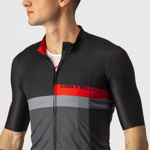 Knife Castelli Jersey Block - Light Black-Red/Dark Gray Castelli