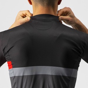 Knife Castelli Jersey Block - Light Black-Red/Dark Gray Castelli