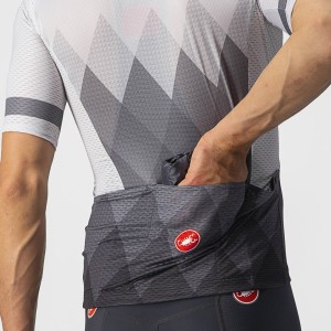 Knife Castelli To All Jersey - Silver Gray/Dark Gray Castelli