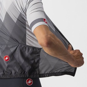 Knife Castelli To All Jersey - Silver Gray/Dark Gray Castelli