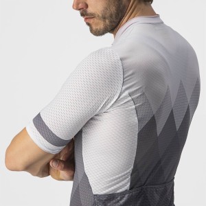 Maglia Castelli A Tutta Jersey - Silver Gray/Dark Gray Castelli