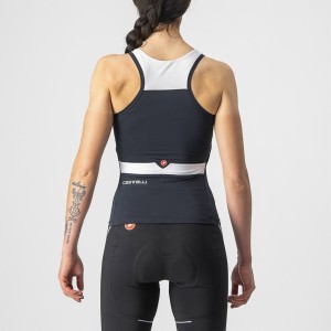 Canoe Castelli Women's Solaris Top - Light Black/White Castelli