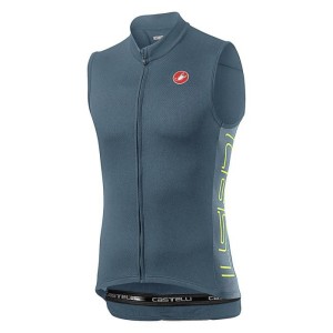 Hand-picked sweater Castelli Entrance V Sleeveless - Blue/Gray Castelli