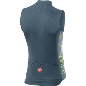 Hand-picked sweater Castelli Entrance V Sleeveless - Blue/Gray Castelli