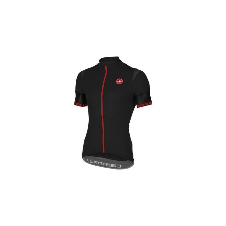 Knife Castelli Entry 2 Jersey Fz - Black/Red Castelli