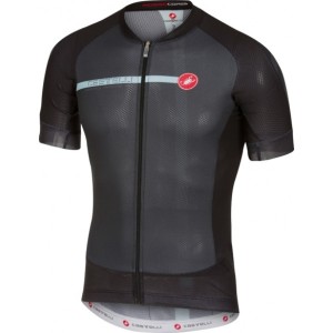 Knife Castelli Aero Race 5.1 Jersey - Anthracite/Black/Pale Blue Castelli