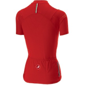 Knife Castelli Woman Promise 2 Jersey Fz - Red Castelli