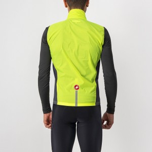 Antique vest Castelli Team St. Vest - Yellow Fluo/Dark Gray Castelli