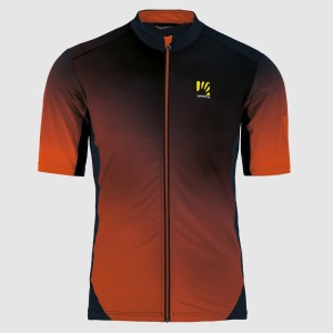 Knife Karpos Jump Jersey - Morocco Blue/Tangerine Karpos