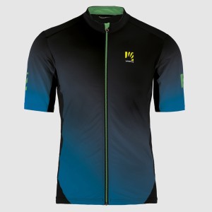 Knife Karpos Jump Jersey - Indigo Blue/Black/Green Karpos