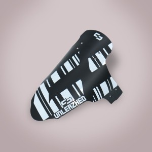 Paraphate Unleazhed Mudguard M01 Logo White Unleazhed