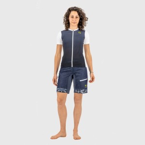 Knife Karpos Women's Verve Evo Jersey - Ombre Blue/White Karpos