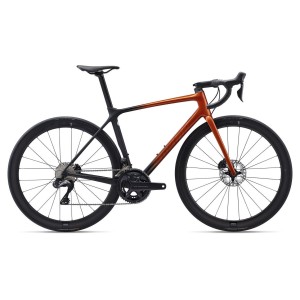 Bicycle Giant TCR Advanced Pro Disc 0 Ultegra DI2 - Gloss Amber Glow / Matte Carbon 2022 Giant