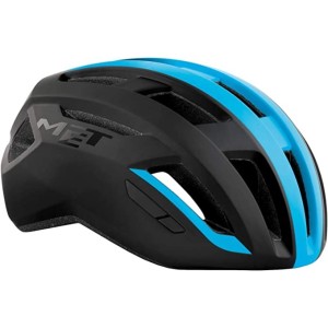 Casco Met Win Mips® - Black/Blu Cyan Met