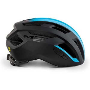 Casco Met Win Mips® - Black/Blu Cyan Met