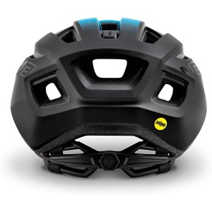 Casco Met Win Mips® - Black/Blu Cyan Met