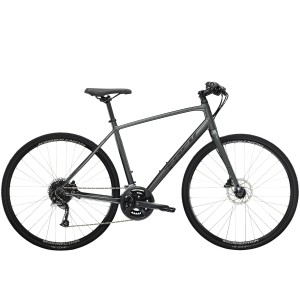 Bike Trek FX 2 Disc - Satin Lithium Grey 2023 Trek Bikes