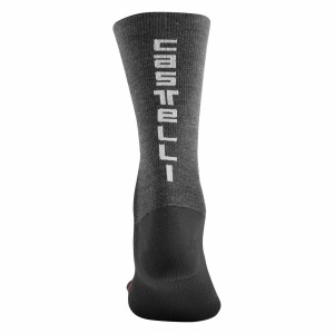 Socks Castelli Bandito Wool 18 - Black Castelli