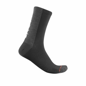 Socks Castelli Bandito Wool 18 - Black Castelli