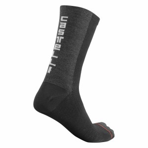 Socks Castelli Bandito Wool 18 - Black Castelli