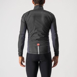 Mantellina Castelli Stretch Jacket - Light Black/Dark Gray Castelli