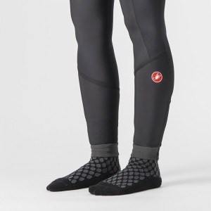 Women's Long Trousers Castelli Velocissima Thermal Tight - Black/Black Reflex Castelli