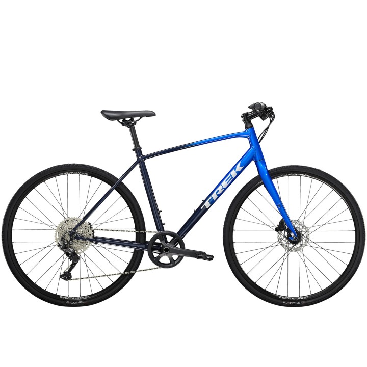 Bike Trek FX 3 Disc - Alpine Blue to Deep Dark Blue Fade 2023 Trek Bikes