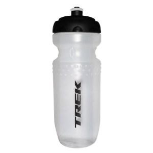 Trek Word Mark 591ml water bottle - Clear/Black Trek Bikes