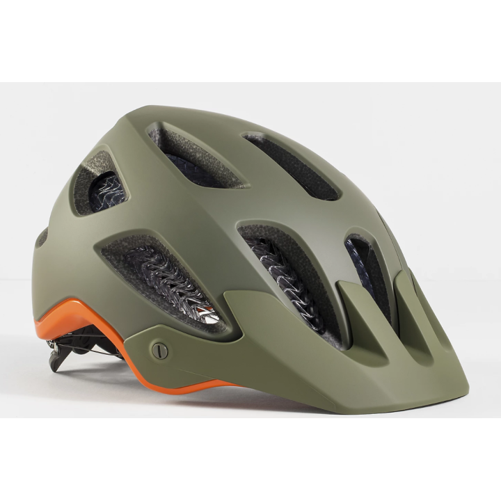 Helmet Mtb Bontrager Rally WaveCel - Olive Grey/Roarange Opaco Bontrager