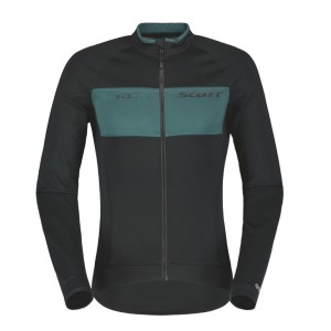 Jacket Scott Rc Warm Reversible WB - Black/Aruba Green Scott