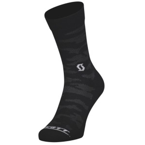 Socks Scott AS Trail Camo Crew - Black/Dark Grey Scott