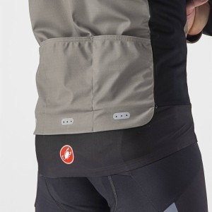 Jacket Castelli Alpha RoS 2 Jacket - Nickel Gray/Black Reflex Castelli