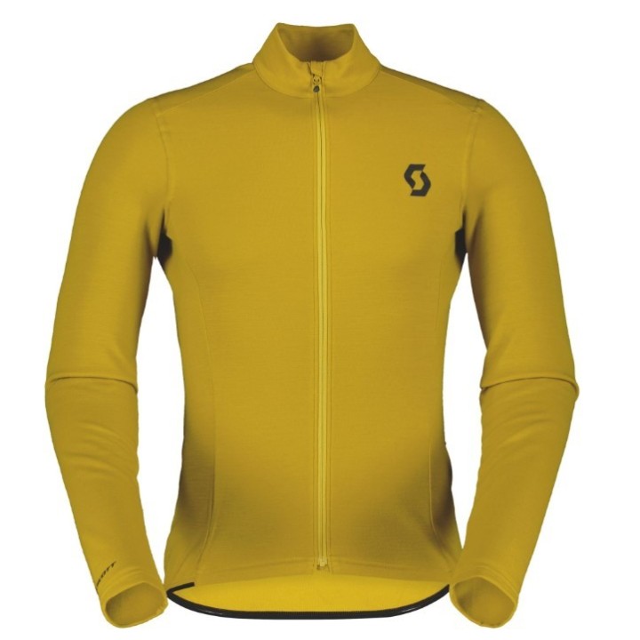 Long sleeves Scott Gravel Merino - Mellow Yellow Scott