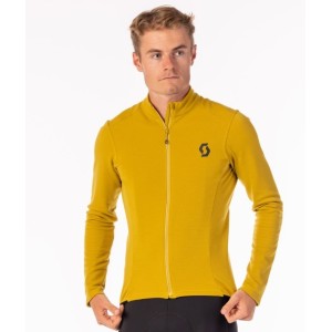 Long sleeves Scott Gravel Merino - Mellow Yellow Scott