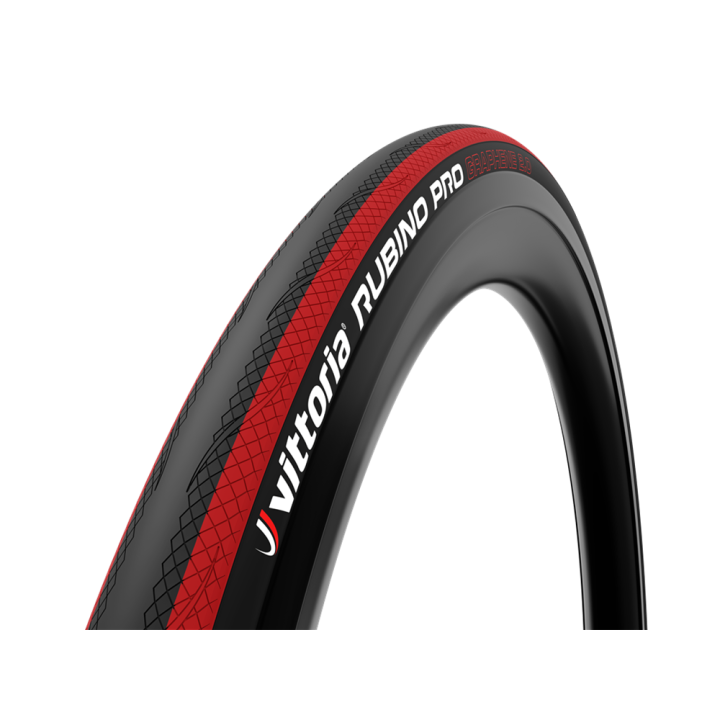 Pneumatic Vittoria Ruby Pro 700x25c - Black/Red Vittoria