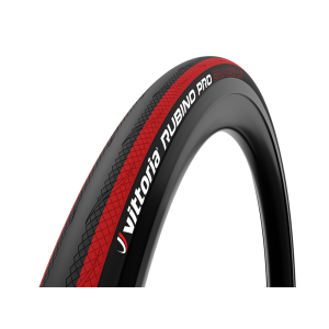 Pneumatic Vittoria Ruby Pro 700x25c - Black/Red Vittoria